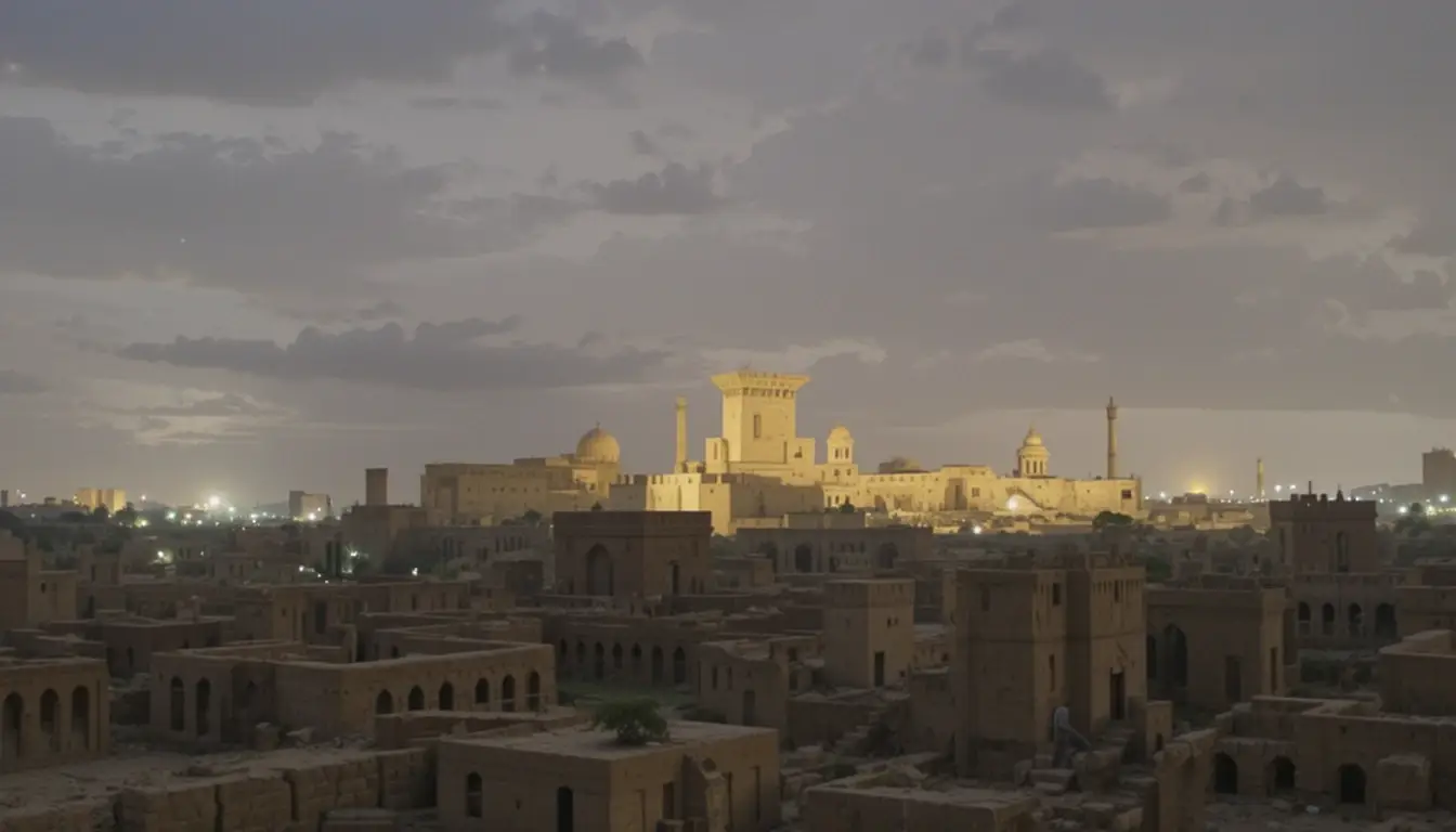 babylon after dark night tours of iraq's most famous site