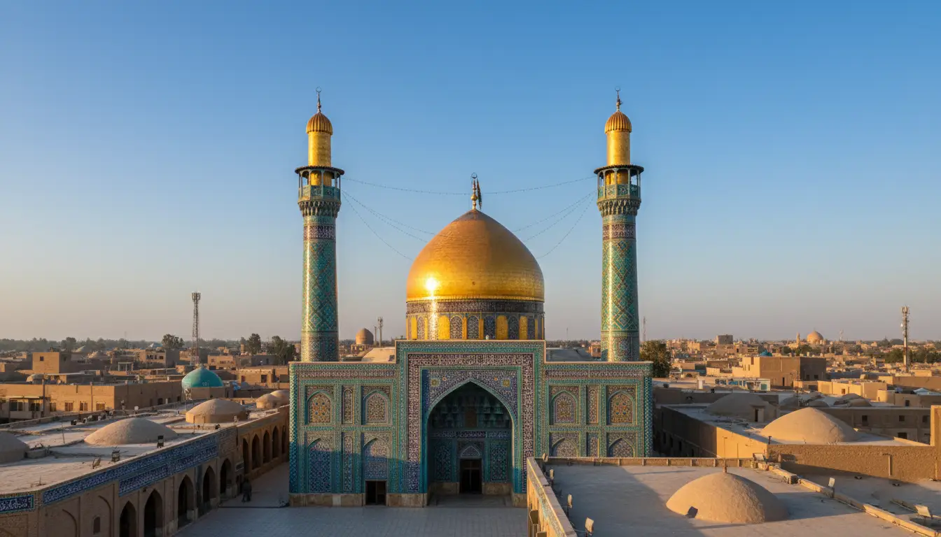 Al-Kadhimiya Shrine Golden Domes Baghdad