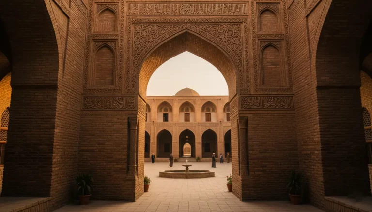 traditional iraqi architecture arched courtyard