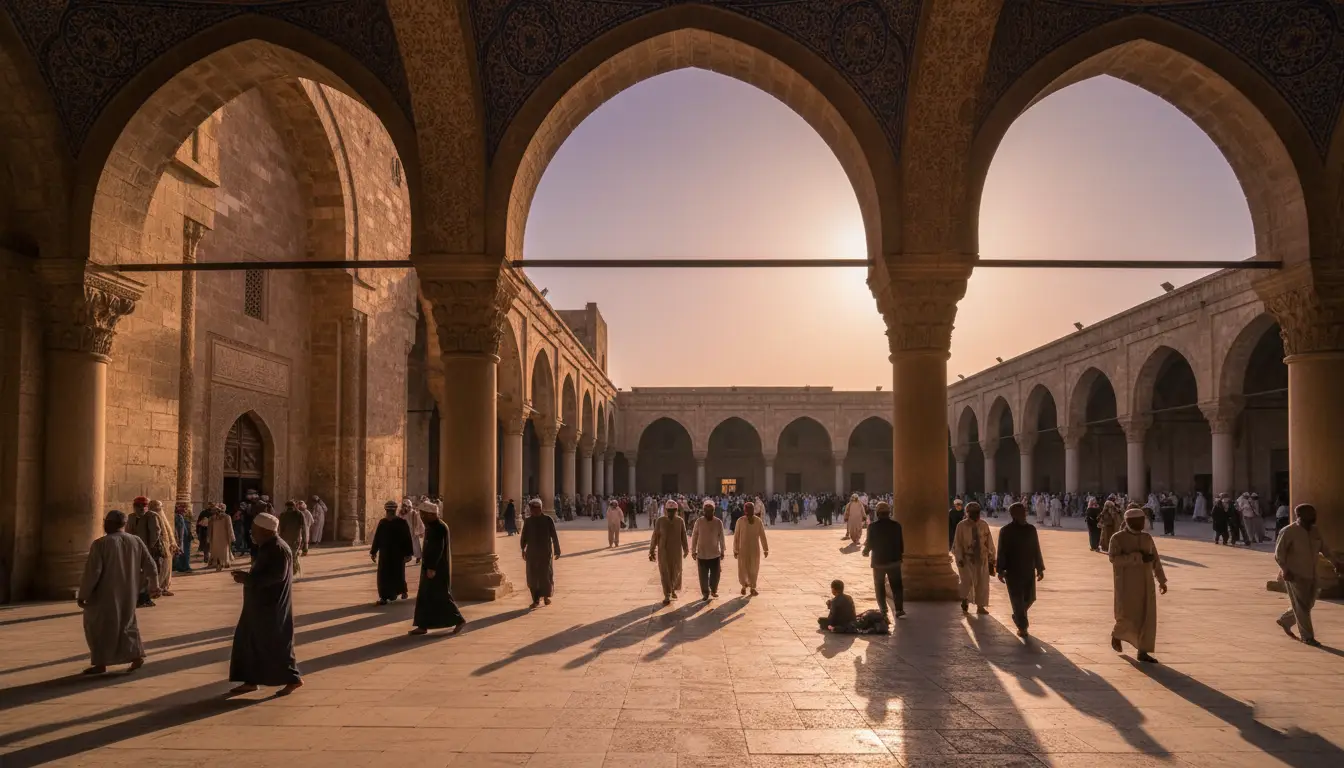 Traditional Iraqi Archway Historic Architecture
