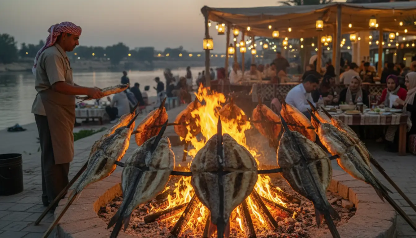 Traditional Iraqi Tea Service Copper Pot